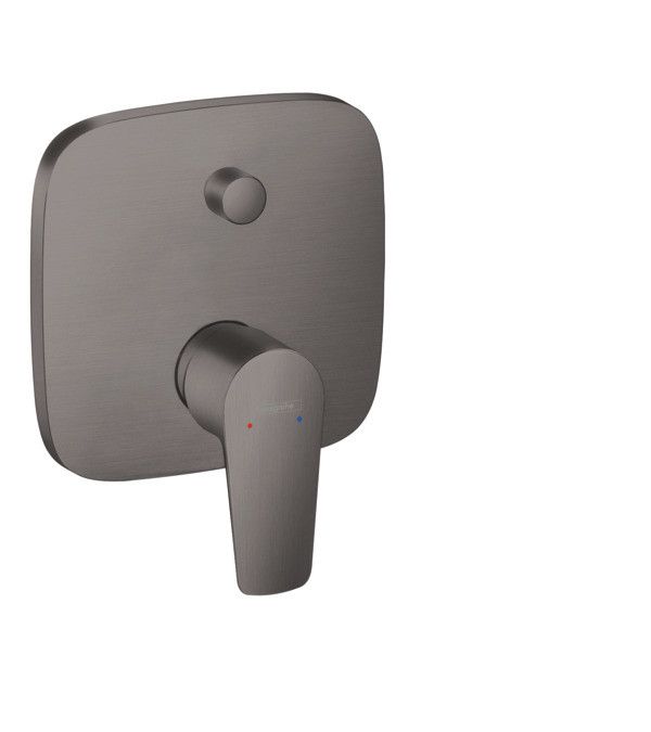 Bateria wannowa podtynkowa HANSGROHE Talis E 1-uchwytowa szczotkowany czarny chrom | 71745340