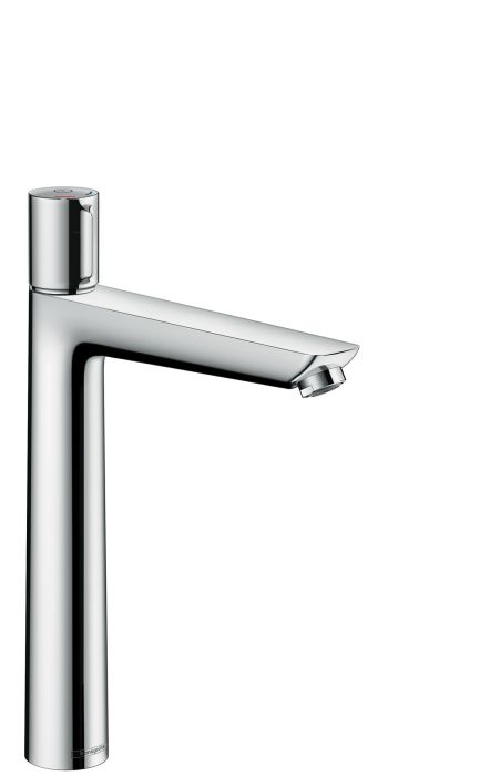 Bateria umywalkowa stojąca HANSGROHE Talis Select E 1-otworowa chrom zawiera: zestaw odpływowo-przelewowy | 71752000