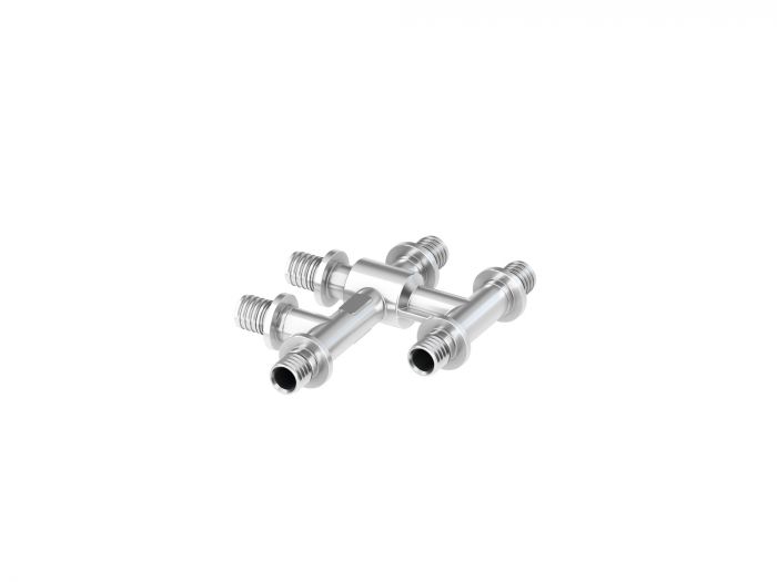 Trójnik krzyżakowy zaciskany TECEflex 20 (18) x 16 x 20 (18) mm