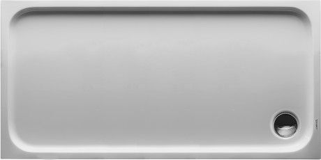 D-CODE brodzik prostokątny 1400 x 700 x 85 mm biały Antislip