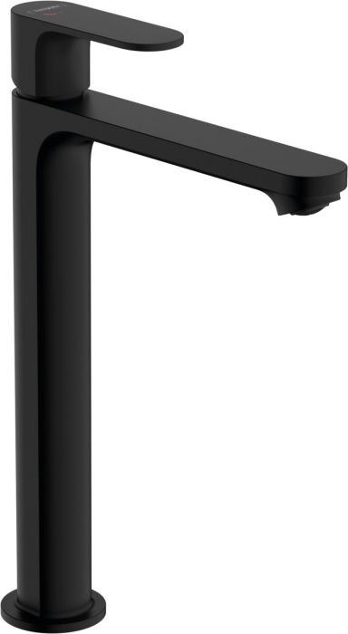 Bateria umywalkowa stojąca CoolStart HANSGROHE REBRIS S 240 1-uchwytowa 1-otworowa do mis umywalkowych, może współpracować z przepływowymi podgrzewaczami wody czarna matowa | 72580670