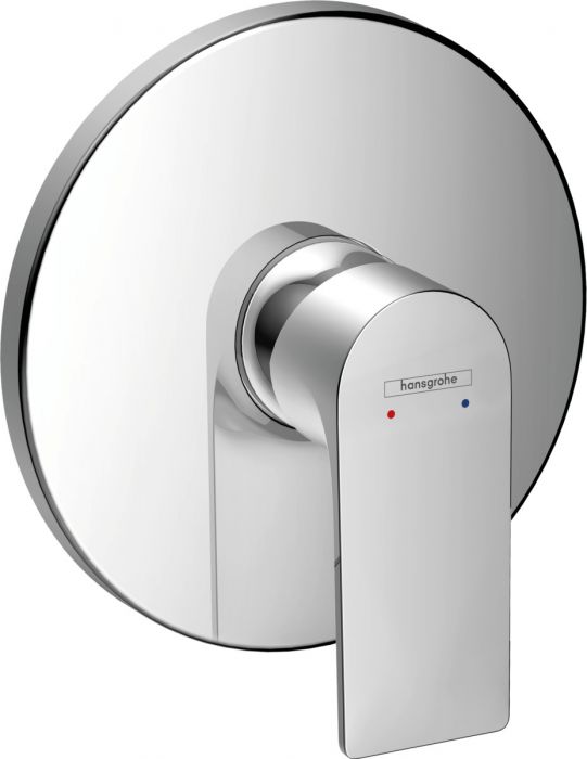 Bateria natryskowa ścienna, do montażu natynkowego HANSGROHE REBRIS E 1-uchwytowa 1-otworowa montaż podtynkowy do iBox universal chrom  | 72668000