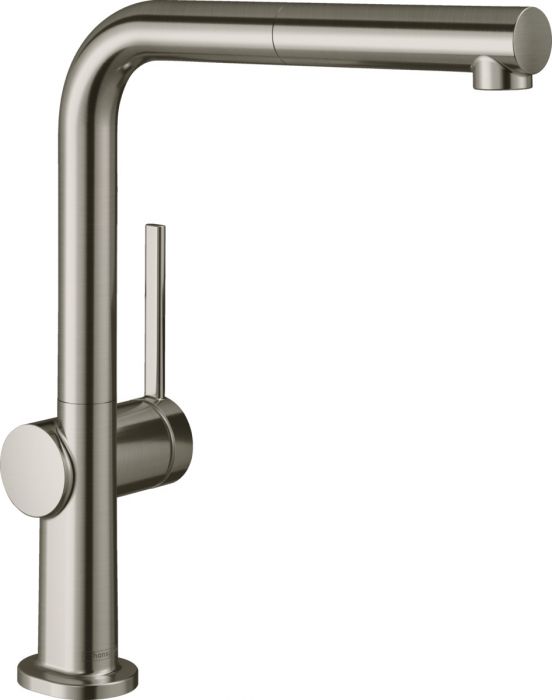 Bateria zlewozmywakowa 1-strumieniowa HANSGROHE Talis M54 1-uchwytowa 1-otworowa stalowa z wyciąganą wylewką | 72809800