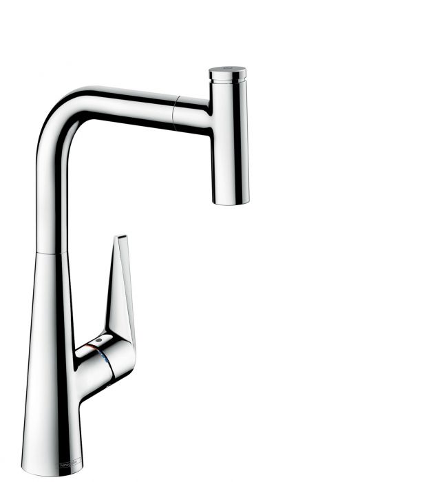 Bateria zlewozmywakowa stojąca HANSGROHE Talis Select S 1-uchwytowa 1-otworowa metalowa chrom | 72821000