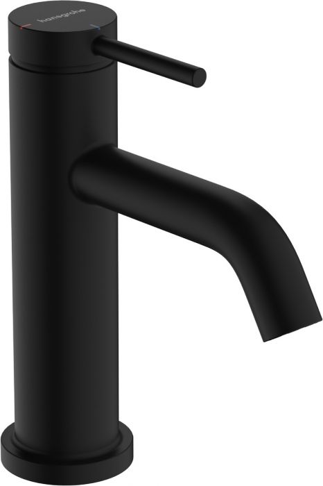 Bateria umywalkowa stojąca CoolStart EcoSmart+ HANSGROHE TECTURIS S 1-uchwytowa 1-otworowa czarna mat | 73301670