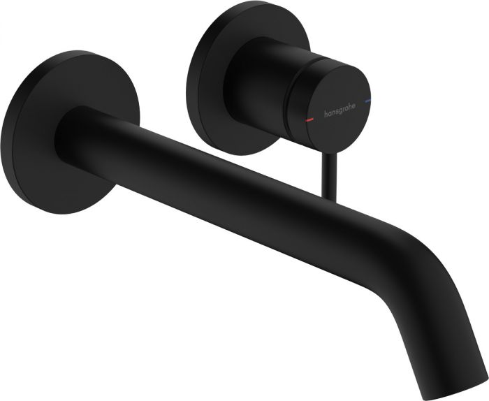 Bateria umywalkowa podtynkowa HANSGROHE TECTURIS S 1-uchwytowa 2-otworowa czarna mat | 73351670
