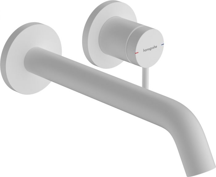 Bateria umywalkowa podtynkowa HANSGROHE TECTURIS S 1-uchwytowa 2-otworowa biała mat | 73351700