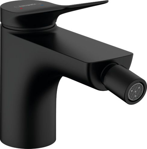 Bateria bidetowa z przegubem HANSGROHE Vivenis 1-uchwytowa 1-otworowa może współpracować z przepływowymi podgrzewaczami wody czarna matowa | 75200670