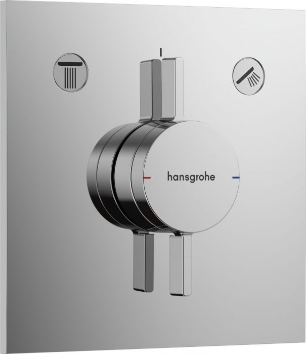 Element natynkowy ścienny HANSGROHE DuoTurn E do kompletowania iBox universal 2 (01500180) chrom | 75417000