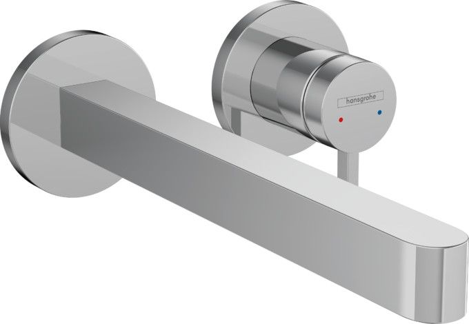 Bateria umywalkowa do montażu z elementem podtynkowym HANSGROHE Finoris 1-uchwytowa 2-otworowa chrom | 76050000
