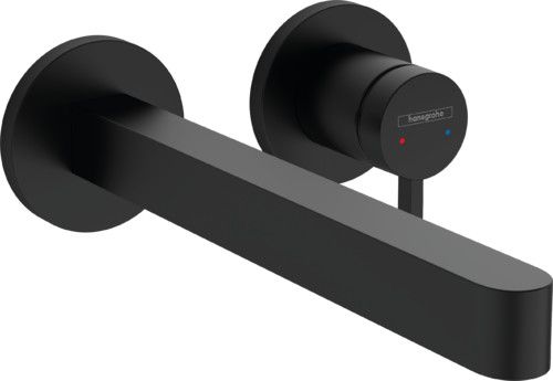 Bateria umywalkowa do montażu z elementem podtynkowym HANSGROHE Finoris 1-uchwytowa 2-otworowa czarna m | 76050670
