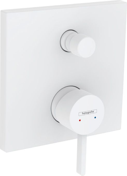 Element zewnętrzny montaż z zestawem podstawowym HANSGROHE Finoris 1-uchwytowa do baterii wannowej podtynkowej biały mat  | 76415700