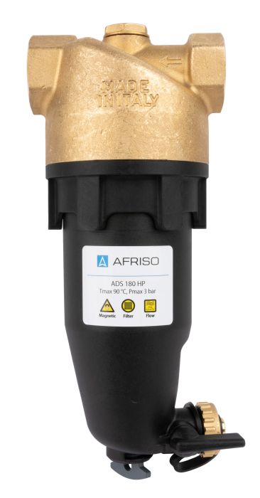 Separator zanieczyszczeń magnetyczny do pomp ciepła AFRISO ADS 180 HP GW 1" | 7718000