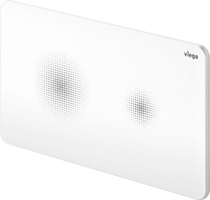 Przycisk uruchamiający VIEGA Visign for Style 25s 8615.1 do wszystkich spłuczek podtynkowych Prevista tworzywo sztuczne biały alpejski 220 x 130 x 6 mm | 774356