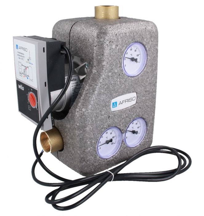 Grupa pompowa AFRISO RTA 45 z zaworem temperaturowym 45 st. GW | 77546