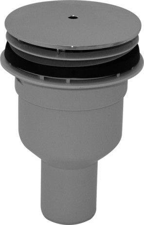 Syfon do brodzików odpływ pionowy DURAVIT ⌀ 90 mm chrom | 790269000001000
