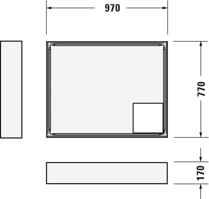 Nośnik styropianowy do brodzika 720106 DURAVIT | 790483000000000