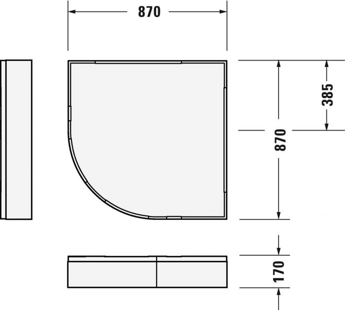 Nośnik styropianowy do brodzika 720108 DURAVIT | 790485000000000