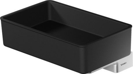 Koszyk prysznicowy DURAVIT OpenSpace B poliuretanowy wysokość 125 mm szerokość 200 mm antracytowy mat | 791876680000000