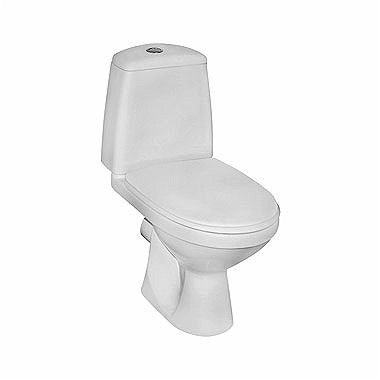 Zestaw WC kompakt GEBERIT Solo miska z odpływem poziomym, spłuczka 6/3 l  | 79210000