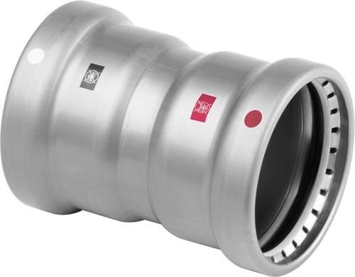 Złączka przejściowa ze stali niestopowej ocynk-nikiel przyłącze zaprasowywane 100 x 108 mm DN 100 Megapress S 4213XL