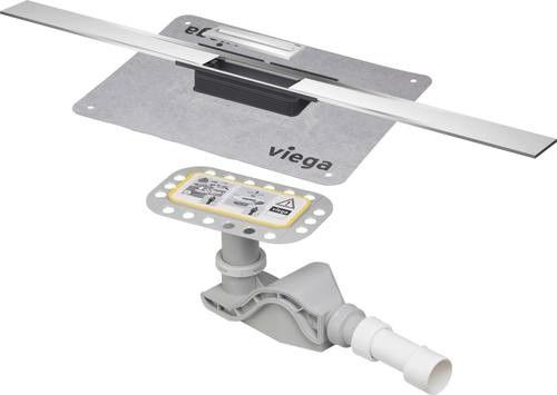 Odpływ liniowy VIEGA Advantix Cleviva 4981.10 z wkładem Advantix Visign C1 ze stali nierdzewnej 1000 mm DN 40/50 | 794477