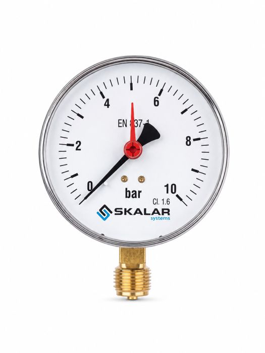Manometr WATTS SKALAR 100 mm 1/2" 0-10bar | SKAPA5210BD04