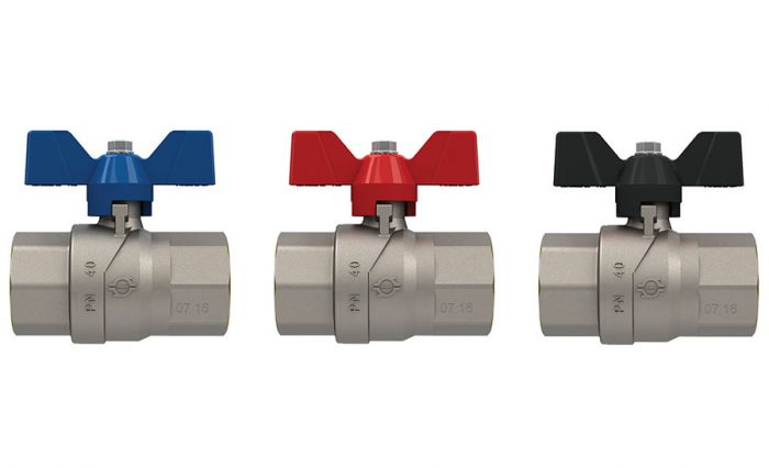 Zawór kulowy gwintowany z motylkiem EVOLUTION GP 2240 3/4" GW x GW PN 40