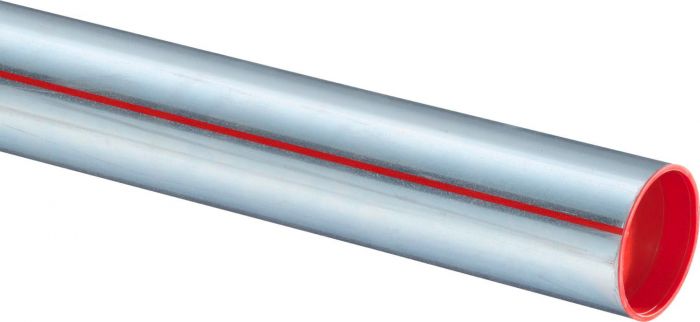 Rura ze stali ocynkowanej z czerwonym korkiem 88 x 2,0 mm 6 m sztanga Prestabo 1103XL