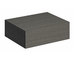 Szafka wisząca, boczna 580 x 462 x 220 mm szara mat płótno 1 szuflada GEBERIT Xeno2 | 500507431