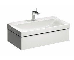 Szafka podumywalkowa wisząca 880 x 462 x 220 mm biała połysk 1 szuflada GEBERIT Xeno2 | 500508011