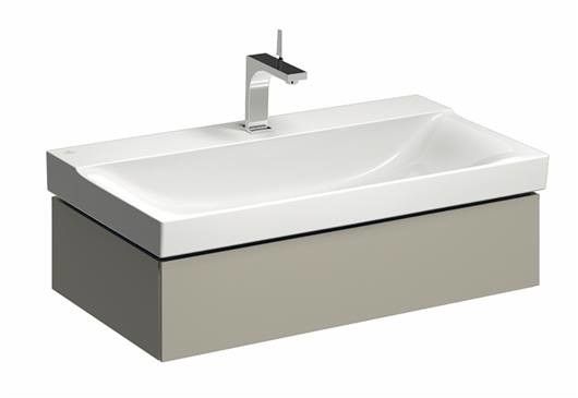 Szafka podumywalkowa wisząca 880 x 462 x 220 mm ciepły szary mat 1 szuflada GEBERIT Xeno2 | 500508001