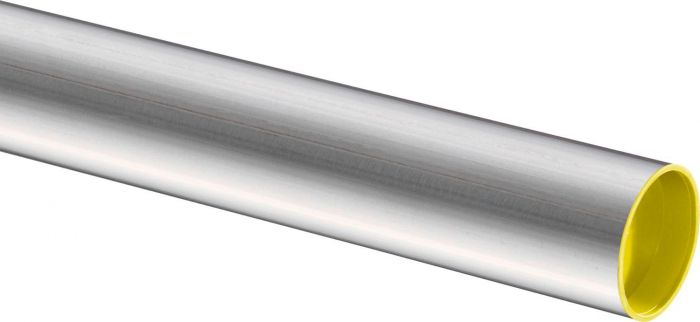 Rura ze stali nierdzewnej z żółtym korkiem 64 x 2,0 mm 6 m sztanga Sanpress 2203XL