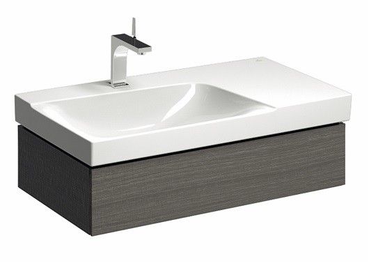 Szafka podumywalkowa wisząca 880 x 462 x 220 mm szara mat płótno GEBERIT Xeno2 | 500513431