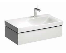 Szafka podumywalkowa wisząca 880 x 462 x 220 mm biała połysk 1 szuflada GEBERIT Xeno2 | 500514011