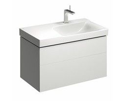 Szafka podumywalkowa wisząca 880 x 462 x 220 mm biała połysk 2 szuflady GEBERIT Xeno2 | 500516011