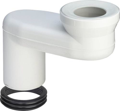 Łuk uskokowy 90° VIEGA 8090 do rury spłuczkowej DN 100/ 120 mm | 294885