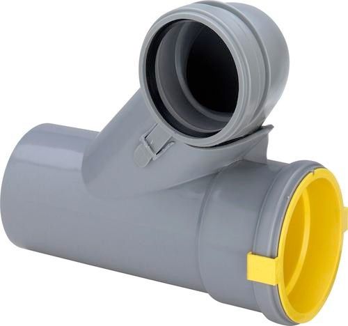 Odgałęzienie do montażu szeregowego WC (Prevista Dry-stelaż WC nr wzoru 8524) DN 100 z tworzywa sztucznego VIEGA 8092 | 284497