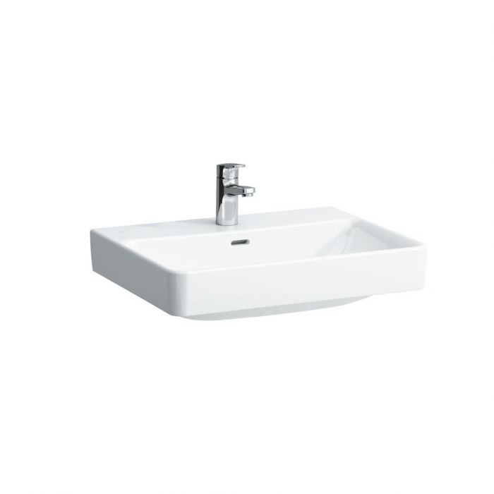 Umywalka ceramiczna ROCA LAUFEN PRO-S ścienna z otworem 600 x 465 x 175 mm biała | H8109630001041