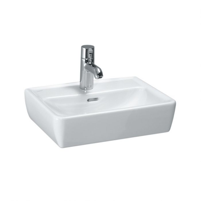 Umywalka ceramiczna ROCA LAUFEN PRO A ścienna z otworem 450 x 340 x 145 mm biała  | H8119520001041