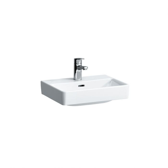 LAUFEN PRO-S umywalka ceramiczna ścienna z otworem 450 x 340 x 145 mm biała z powłoką LCC