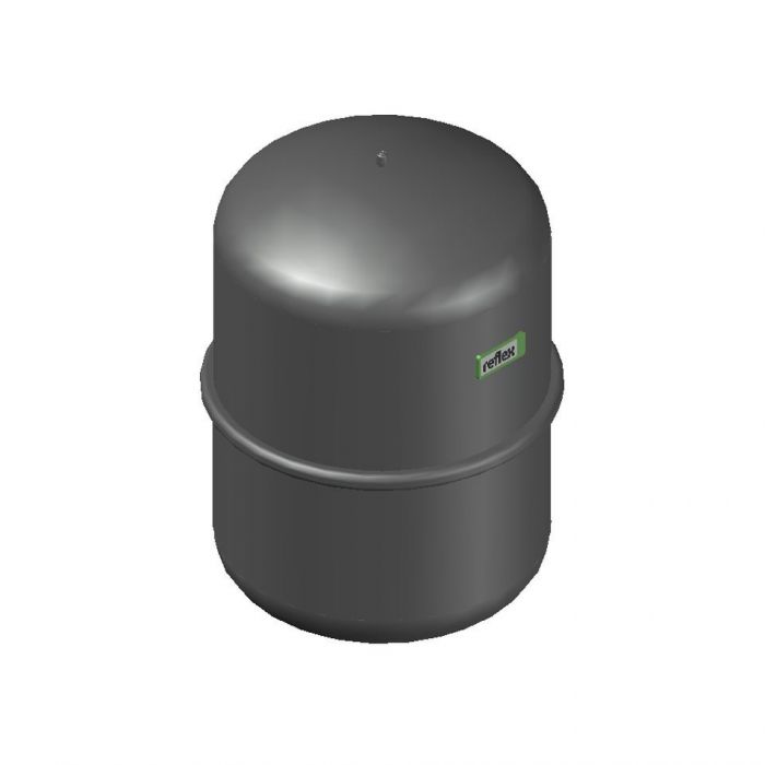 Naczynie przeponowe wiszące ciśnieniowe N 25 4 bar 25 l 70°C szare 308 x 481 mm