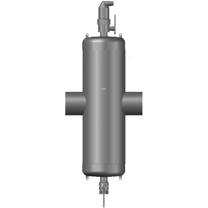 Separator powietrza, osadów i zanieczyszczeń stalowy REFLEX Extwin TW 114.3 ze spawanymi króćcami | 8253130