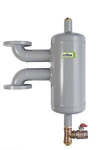 Separator osadów i zanieczyszczeń stalowy REFLEX Exdirt D 65 V F1 z przyłączem kołnierzowym DN 65 | 8259510