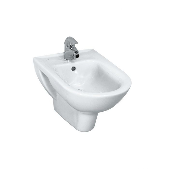 LAUFEN PRO B bidet podwieszany 53 x 36 x 34.5 cm biały z powłoką LCC z podcięciem na wężyki doprowadzające wodę