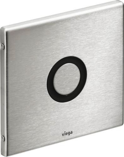 Zestaw wyposażeniowy VIEGA Visign for Public 8326.65 do spłukiwania pisuaru ze stali nierdzewnej szczotkowanej 150 x 140 x 10 mm | 735517