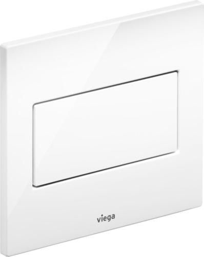 Przycisk uruchamiający VIEGA Visign for Style 12 8332.2 do spłukiwania pisuaru z tworzywa sztucznego biały alpin 150 x 140 x 7 mm | 598747