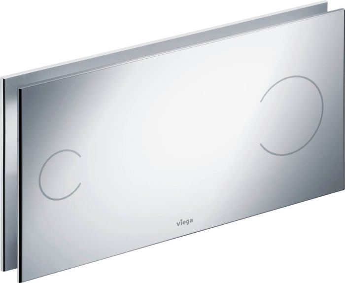 Przycisk uruchamiający VIEGA Visign For More 100 8352.1 do spłuczek podtynkowych 2H, 2L, 2C, 1F (8cm) aluminium chromowany 271 x 140 x 26 mm  | 597436