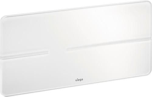 Płytka uruchamiająca VIEGA Visign for More 105 8357.11 do WC szkło biała 271 x 140 x 8 mm | 759063