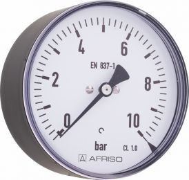 Manometr standardowy aksjalny RF DN 63 max 60℃ 0-1,6 bar, klasa 1,6